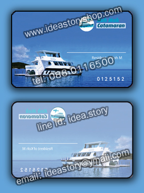 พิมพ์การ์ด pvc บัตรใส สปอตจุดเคเงิน-ทอง