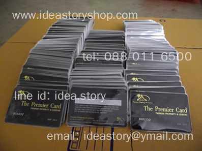 ตัวอย่าง Pvc Card บัตรสปอตฟอยล์