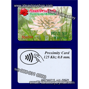 พิมพ์บัตร Pvc  RFID พิมพ์บัตรพร็อกซิมิตี้การ์ด 125 khz