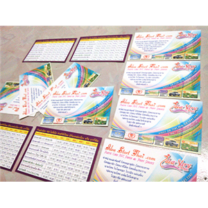 นามบัตรพีวีซี ฉีกไม่ขาด เซมี่การ์ด 